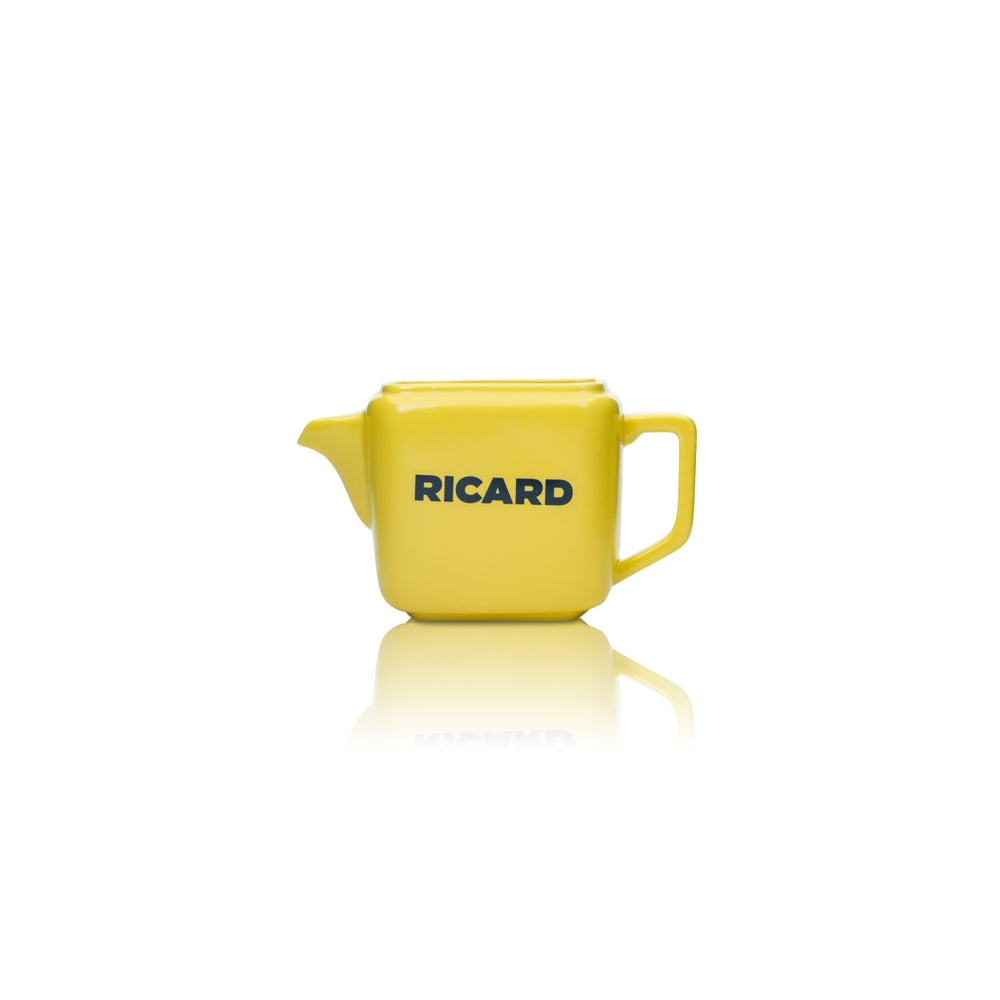 Ricard Anisette Carafe 0,2 l Pichet Pichet Verres Verseur Céramique Jaune