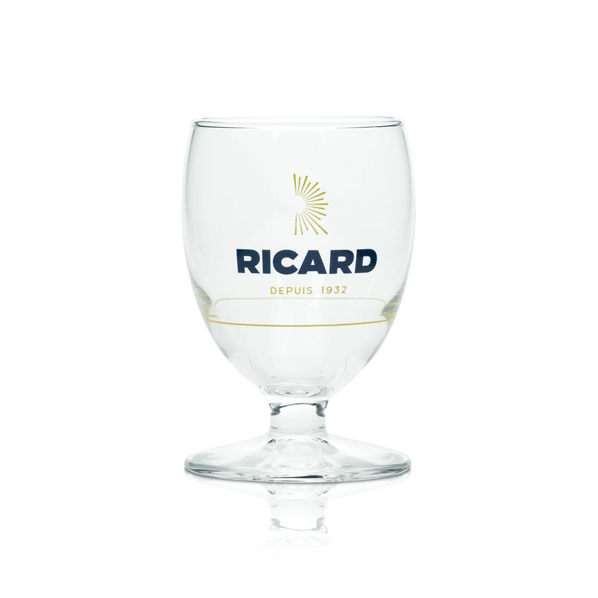 Ricard Verre 0,1 l Mini tulipe anis Verres à cocktail France Bistro Pied Coupe