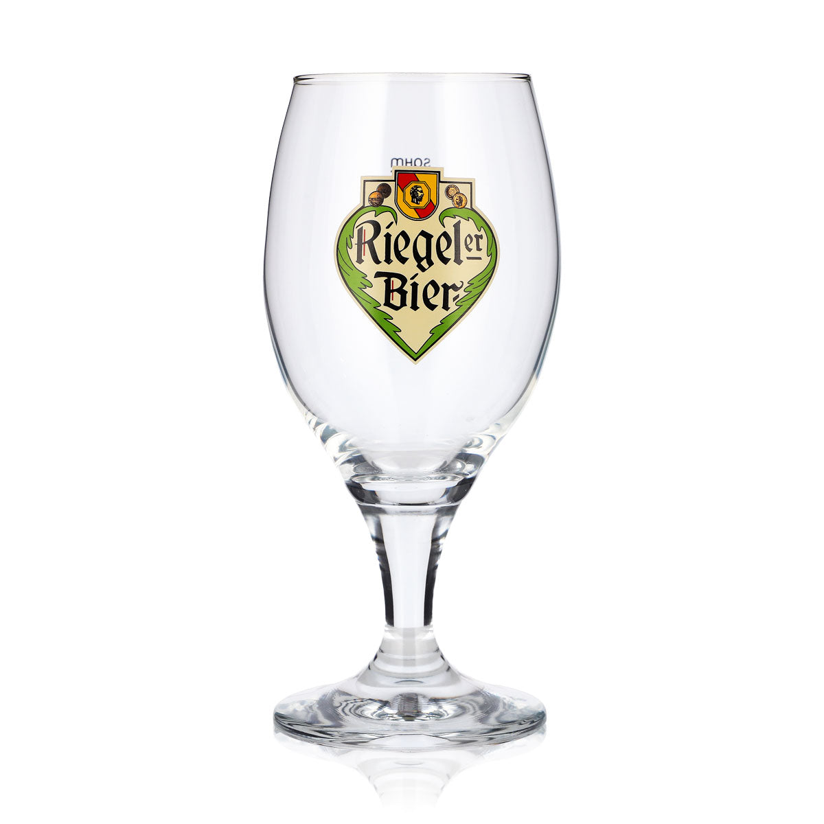 Verre à bière Riegele 0,3 l, modèle « Pokal », couleur Sahm