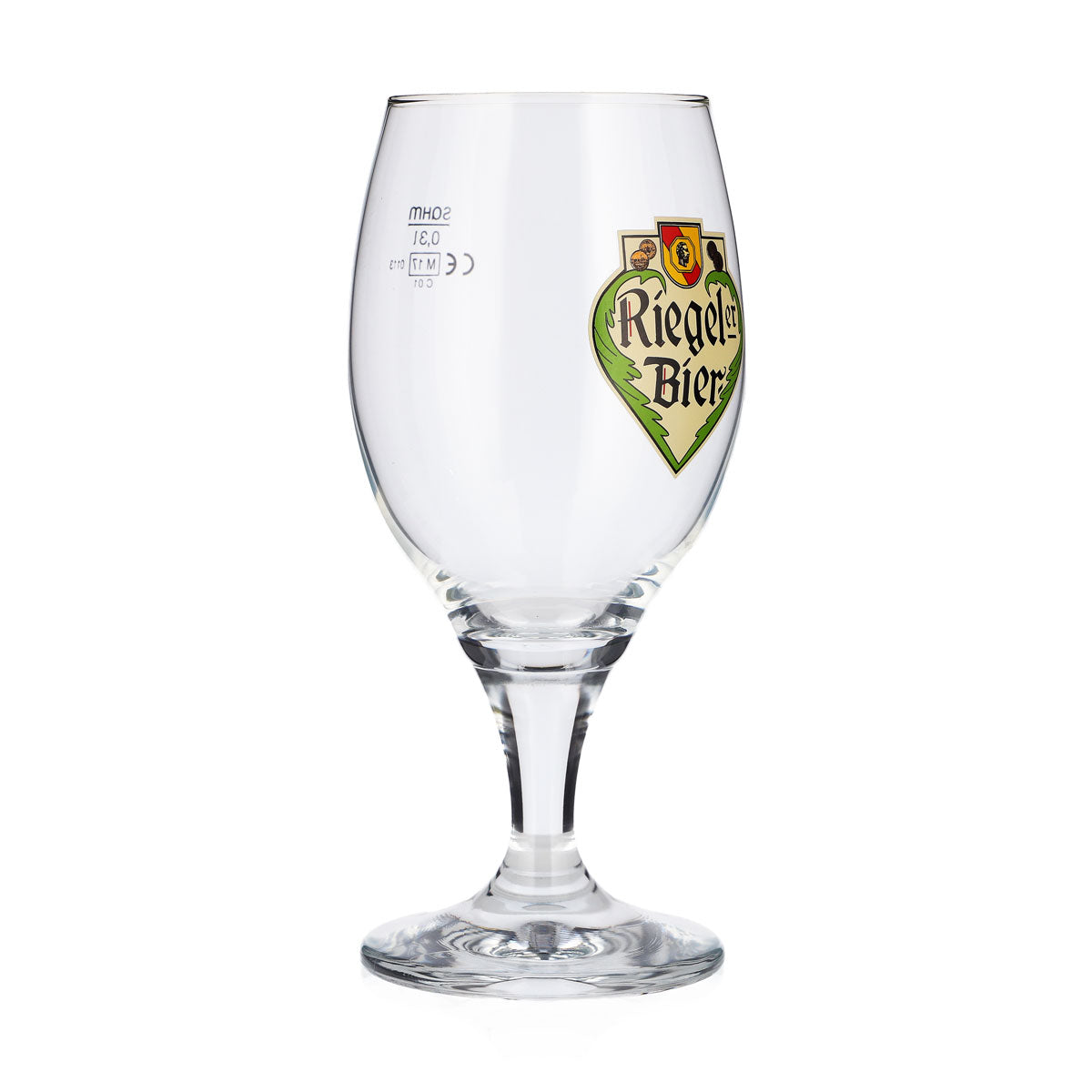 Verre à bière Riegele 0,3 l, modèle « Pokal », couleur Sahm – Vue 2