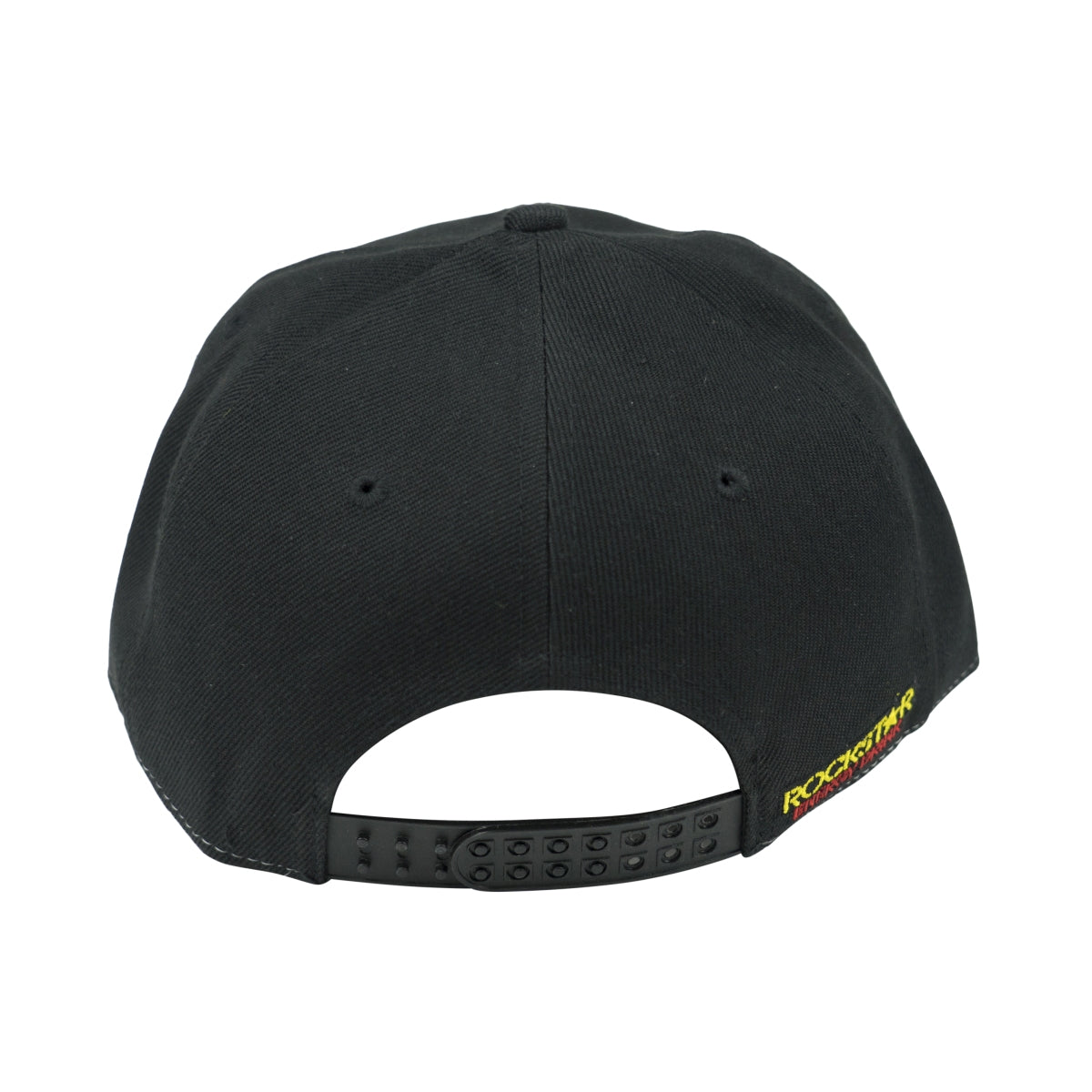 5x Casquette Rockstar Energy Cap Snap Basecap Back Cap Noir Unisexe BMX – Vue 4