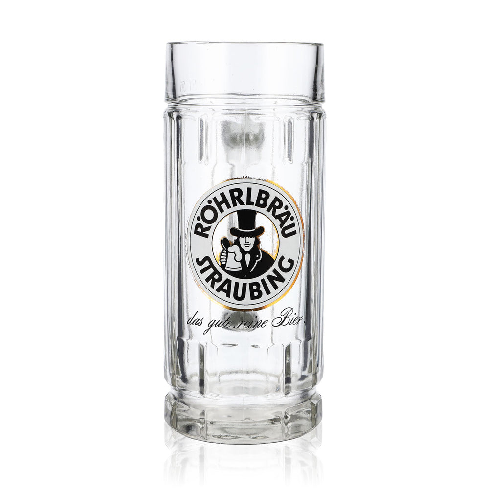 Röhrlbräu Bière Verre Verres à bière Chope 0,5 l Kruge Straubing