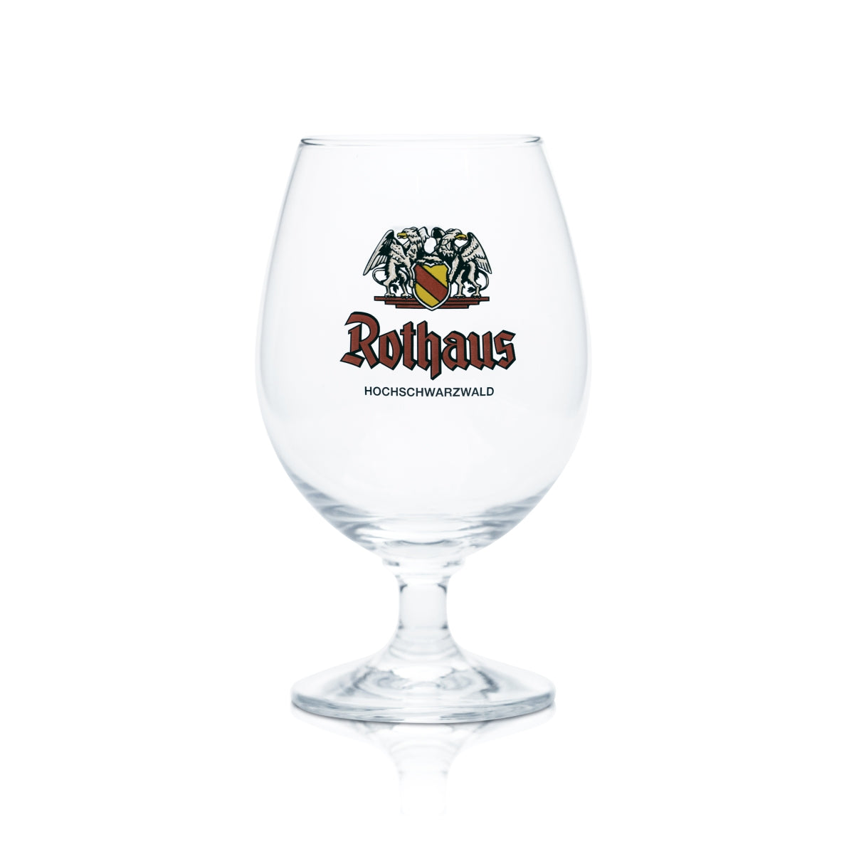 Verre à bière Rothaus 0,4 l, forme tulipe, verres à pied, brasserie badoise, bière Pils Zäpfle