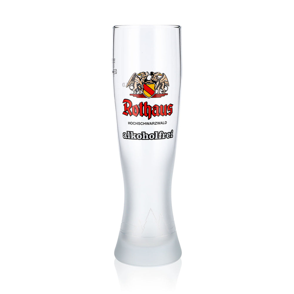 Verre à bière Rothaus 0,5 l Verres à bière Verre à bière blanche givré sans alcool Sahm Élégant