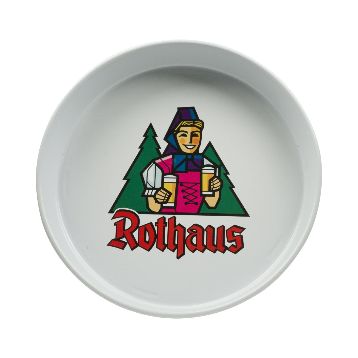 Plateau à bière Rothaus Plateau de service Plateau de serveur blanc Métal