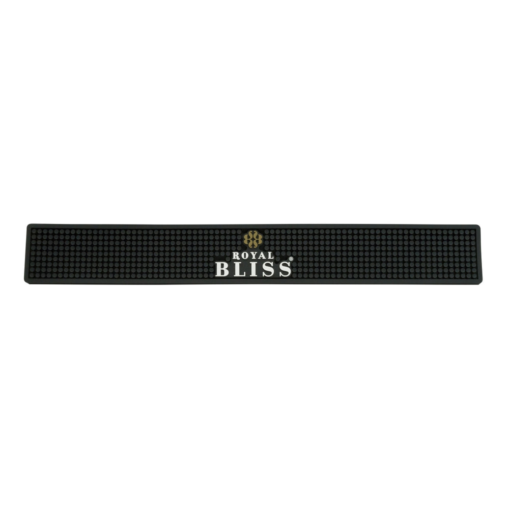 Royal Bliss Tapis de bar pour liqueurs Tapis égouttoir Accessoires de bar Noir 60x8