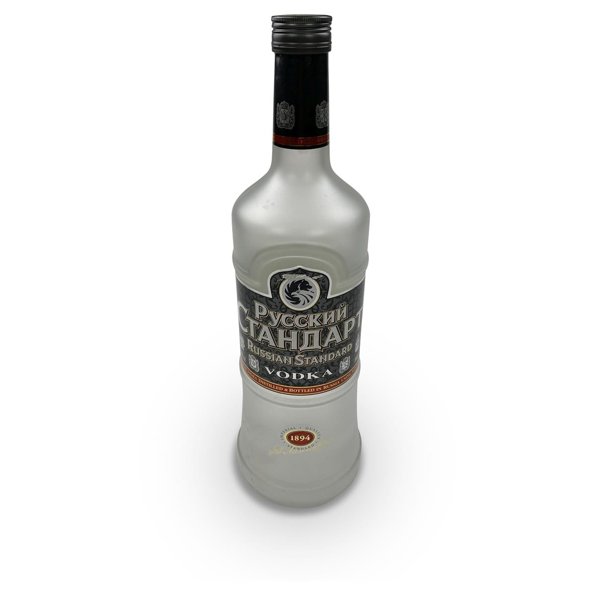 Russian Standard !VIDE ! Bouteille décorative 3 L Bouteille de vodka Présentoir