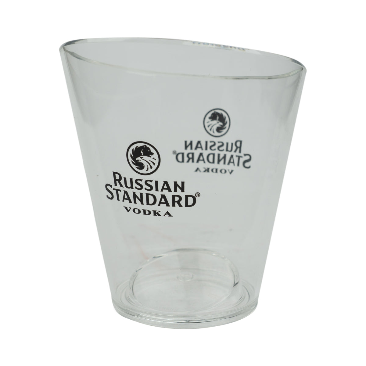 Russian Standard Vodka Glacière Glacière Seau Bar Décoration Transparent Récipient à glace – Vue 2