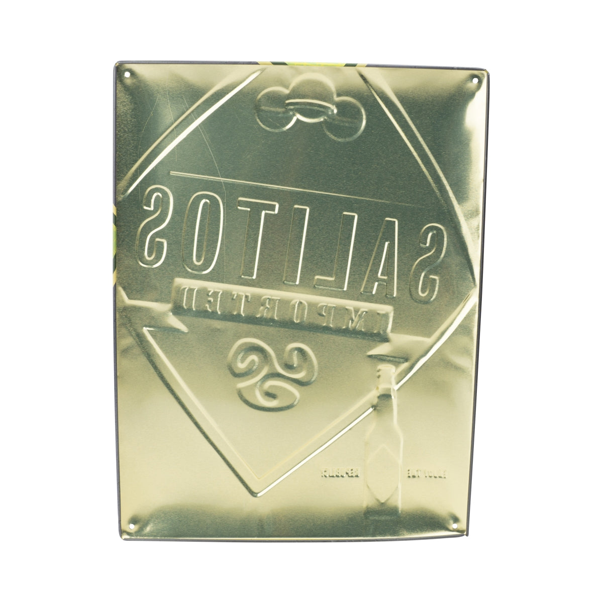Salitos plaque métallique pour bière 40 x 30 cm « Imported » bouteille noire publicité murale pour bar – Vue 2