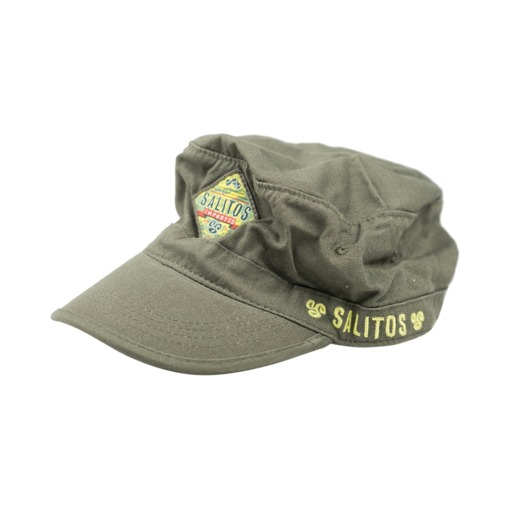 Casquette Salitos Cap Militaire Vert Olive Casquette Baseball Casquette à visière Logo