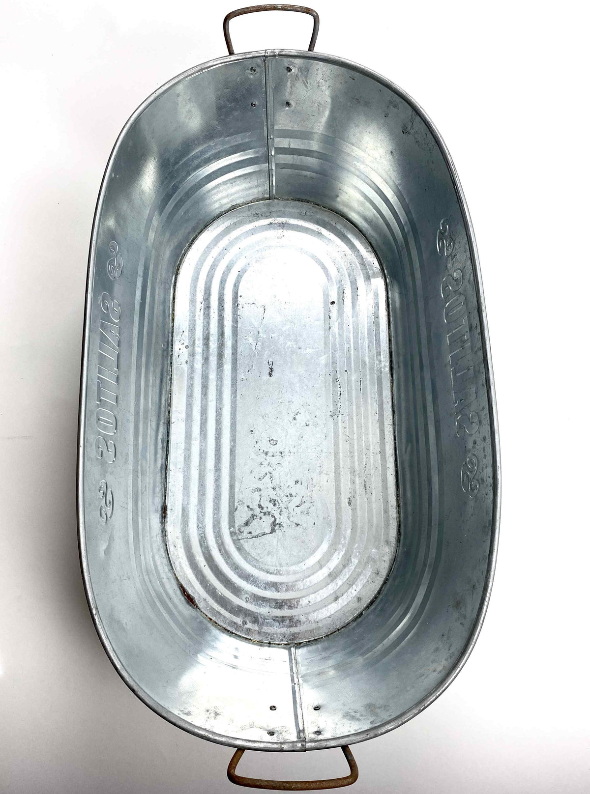 Salitos Refroidisseur de bouteilles de bière Bac à glaçons XL Bac métallique – Vue 3