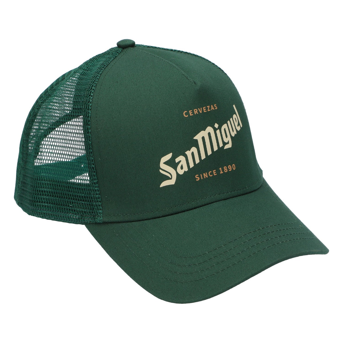 Casquette de baseball San Miguel Trucker Cap Casquette verte Casquette