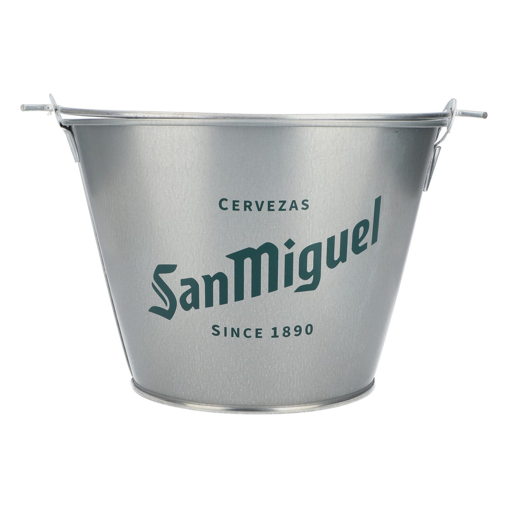 Seau à glace pour bouteilles de bière San Miguel Icecube5l avec inscription verte