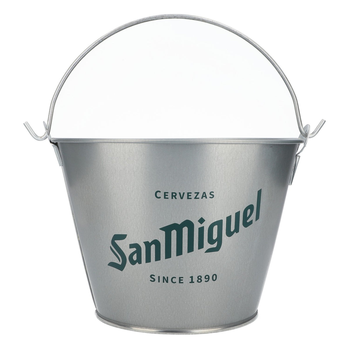 Seau à glace pour bouteilles de bière San Miguel Icecube5l avec inscription verte – Vue 2