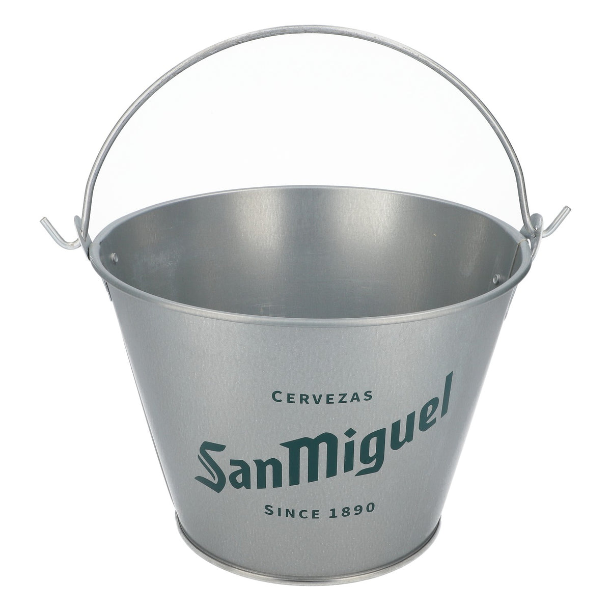 Seau à glace pour bouteilles de bière San Miguel Icecube5l avec inscription verte – Vue 3