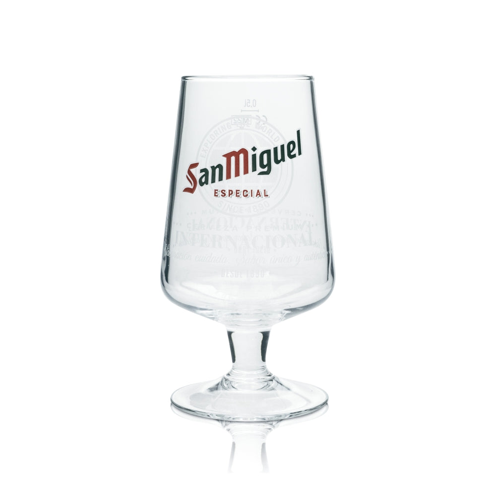 Verre à bière San Miguel 0,5 l, coupe Especial International Copas Verres à bière Tulipe