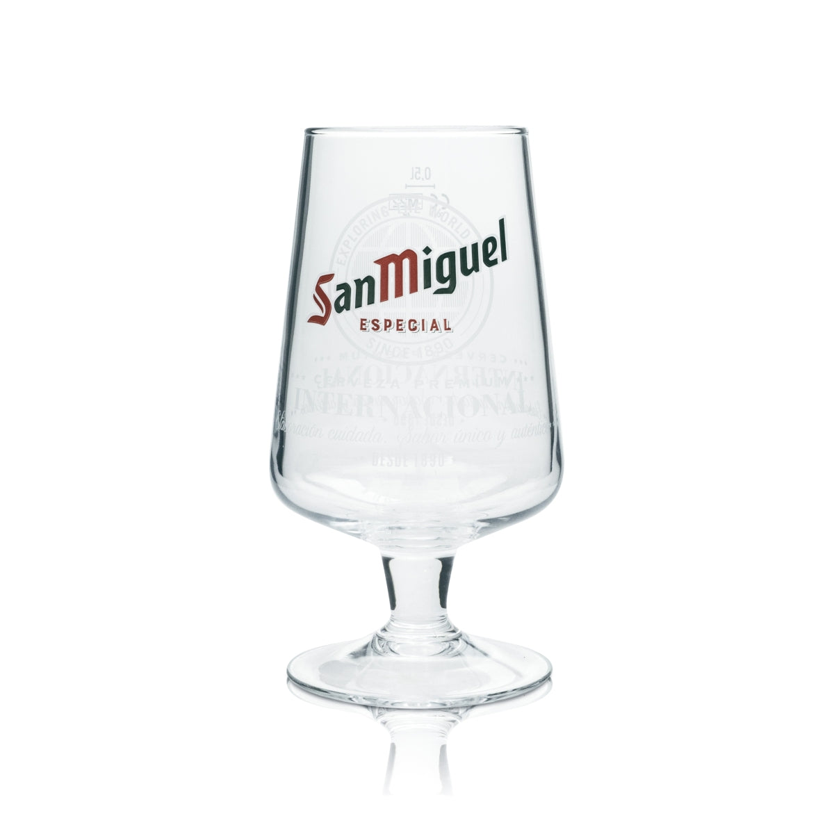 6 verres à bière San Miguel 0,5 l Pokal Especial International Copas Verres Beer Tulpe – Vue 2