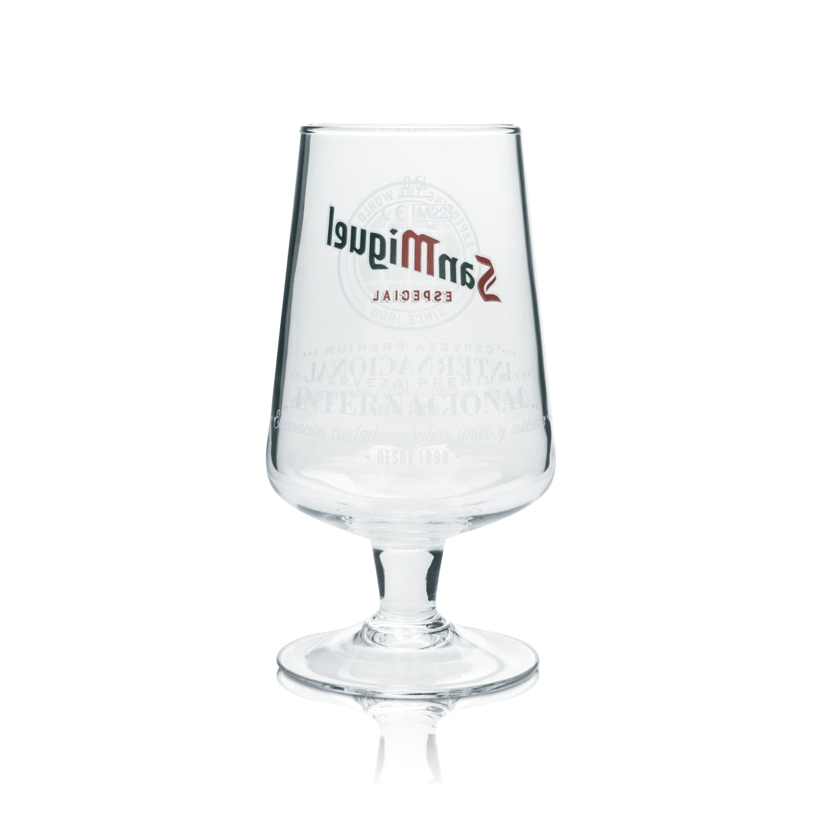 6 verres à bière San Miguel 0,5 l Pokal Especial International Copas Verres Beer Tulpe – Vue 3