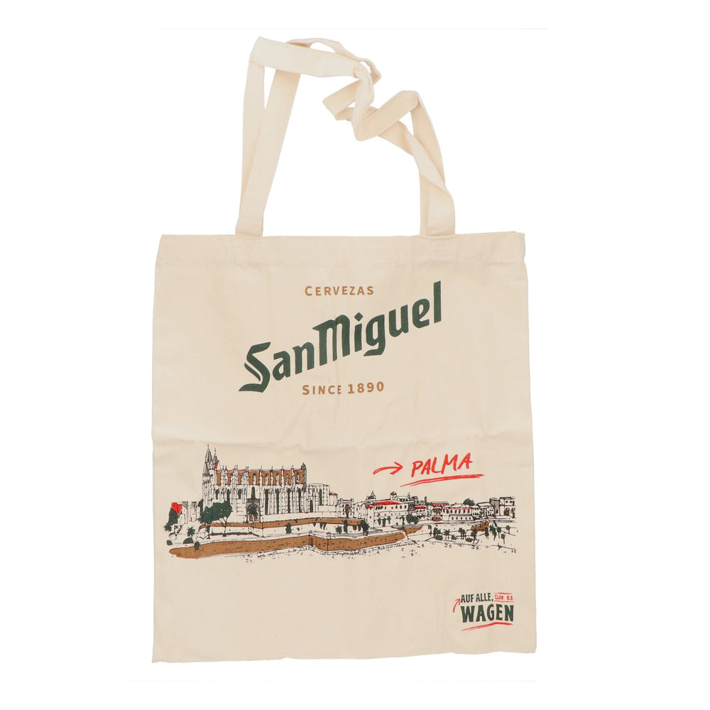 Sac en lin pour bière San Miguel Sac en jute Sac fourre-tout Sac à provisions « Palma »
