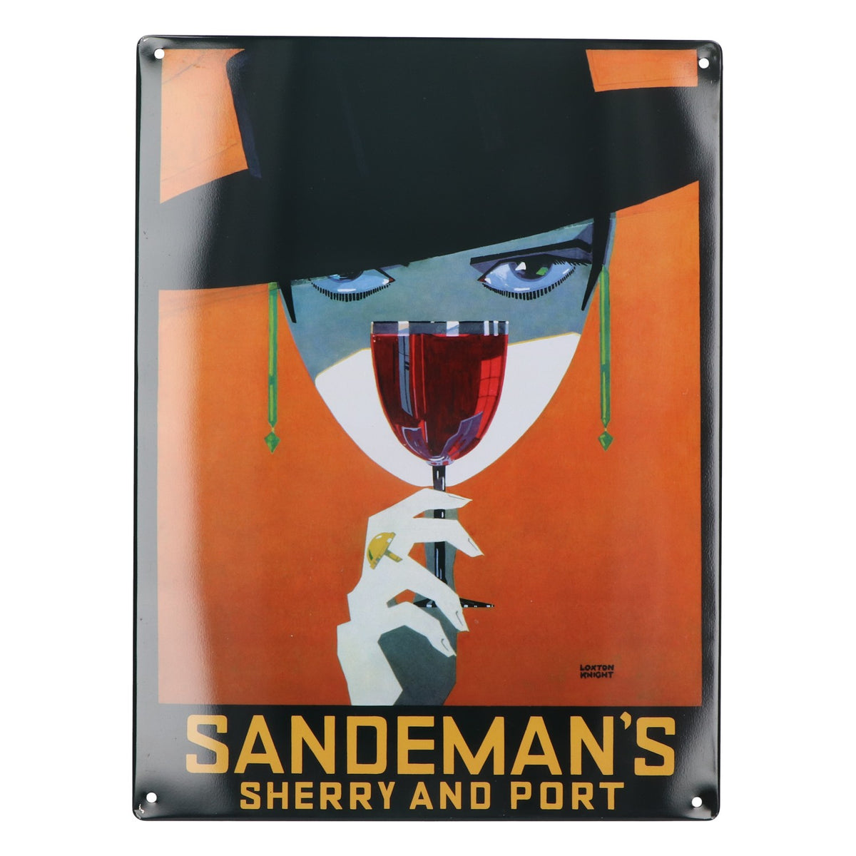 Sandeman plaque de tôle 40x30 cm plaque murale panneau publicitaire décoration Merch B-Ware