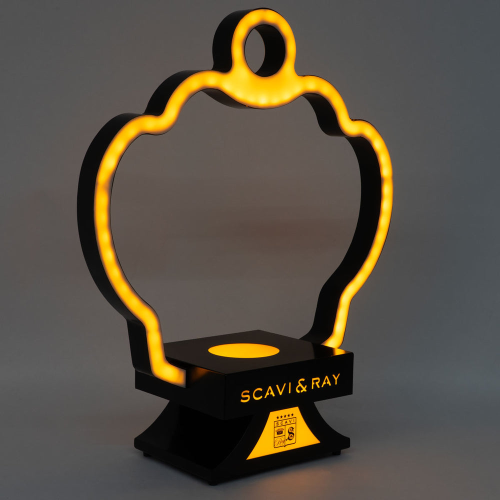 Présentoir publicitaire pour bouteilles Scavi Ray Glorifier Luminated LED MBG