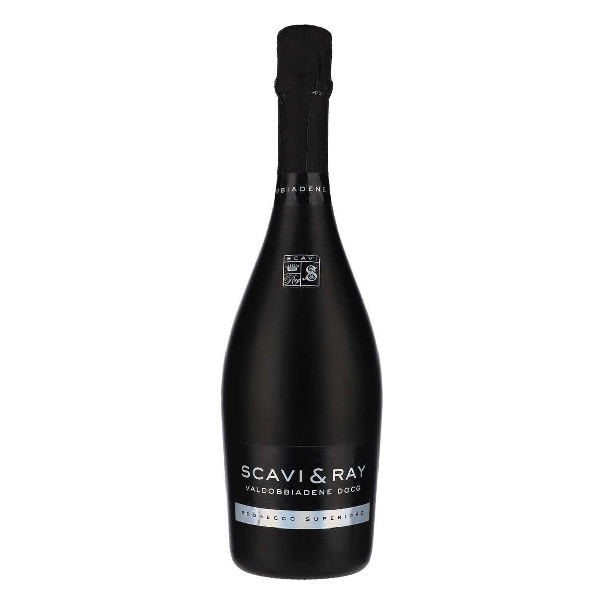 Scavi & Ray LEERE Prosecco Bouteille décorative Bouteille décorative 0,75 l Noir mat