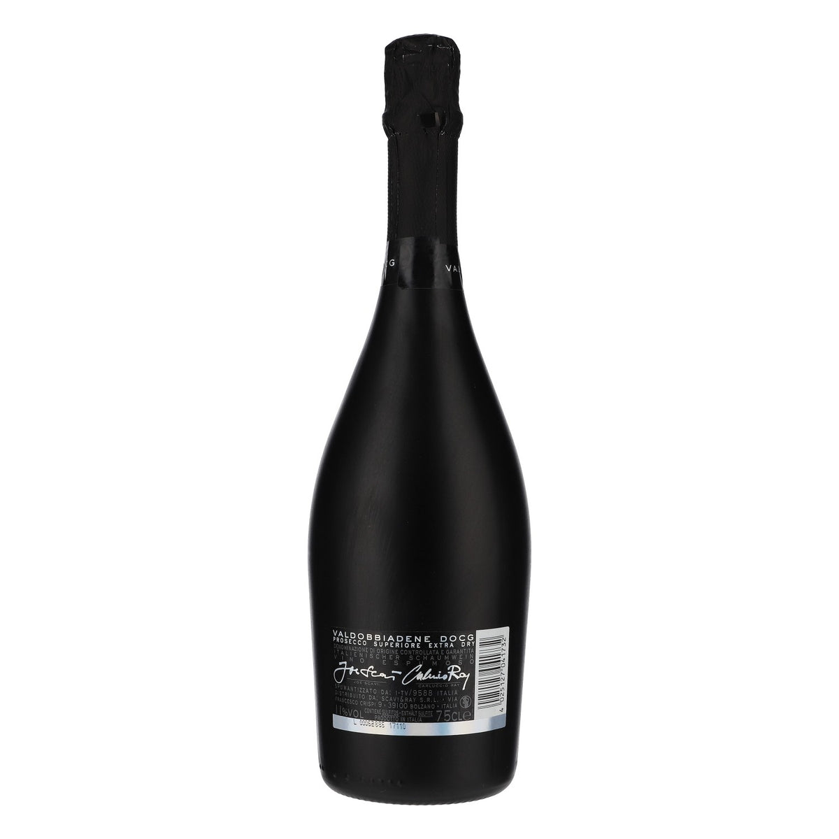 Scavi & Ray LEERE Prosecco Bouteille décorative Bouteille décorative 0,75 l Noir mat – Vue 4