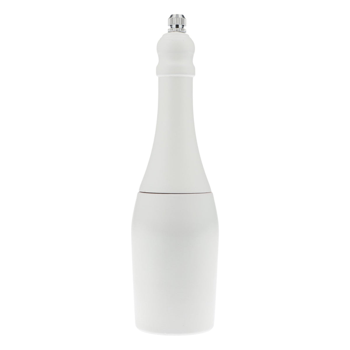 Scavi & Ray Prosecco Moulin à sel en bois véritable, vendu à l'unité, blanc, en forme de bouteille – Vue 3