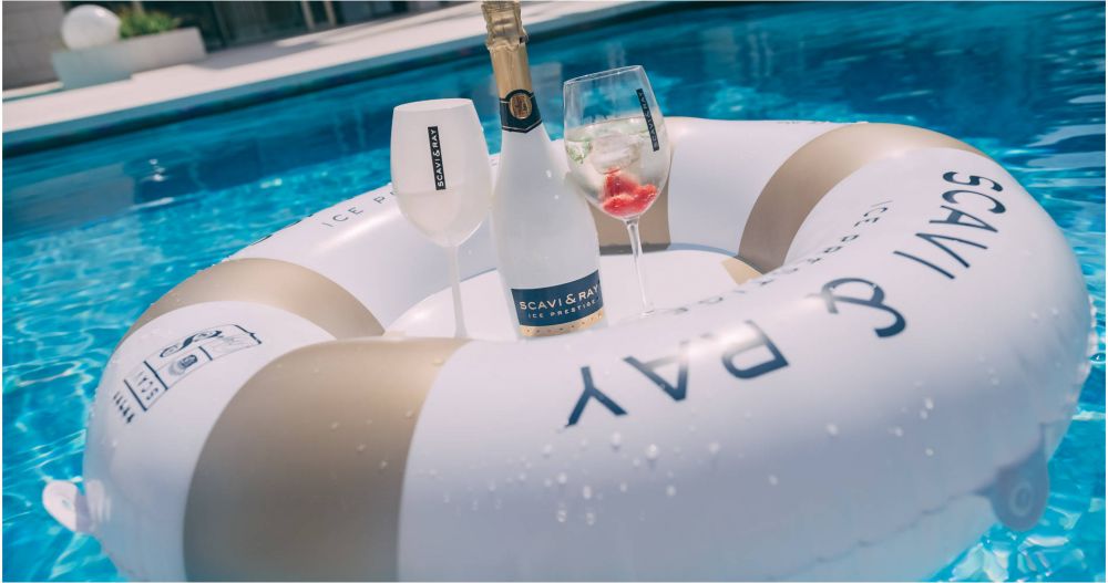 Scavi & Ray Bouée flottante Bouée de sauvetage Boissons Baignade Piscine Vacances Eau Boisson – Vue 3