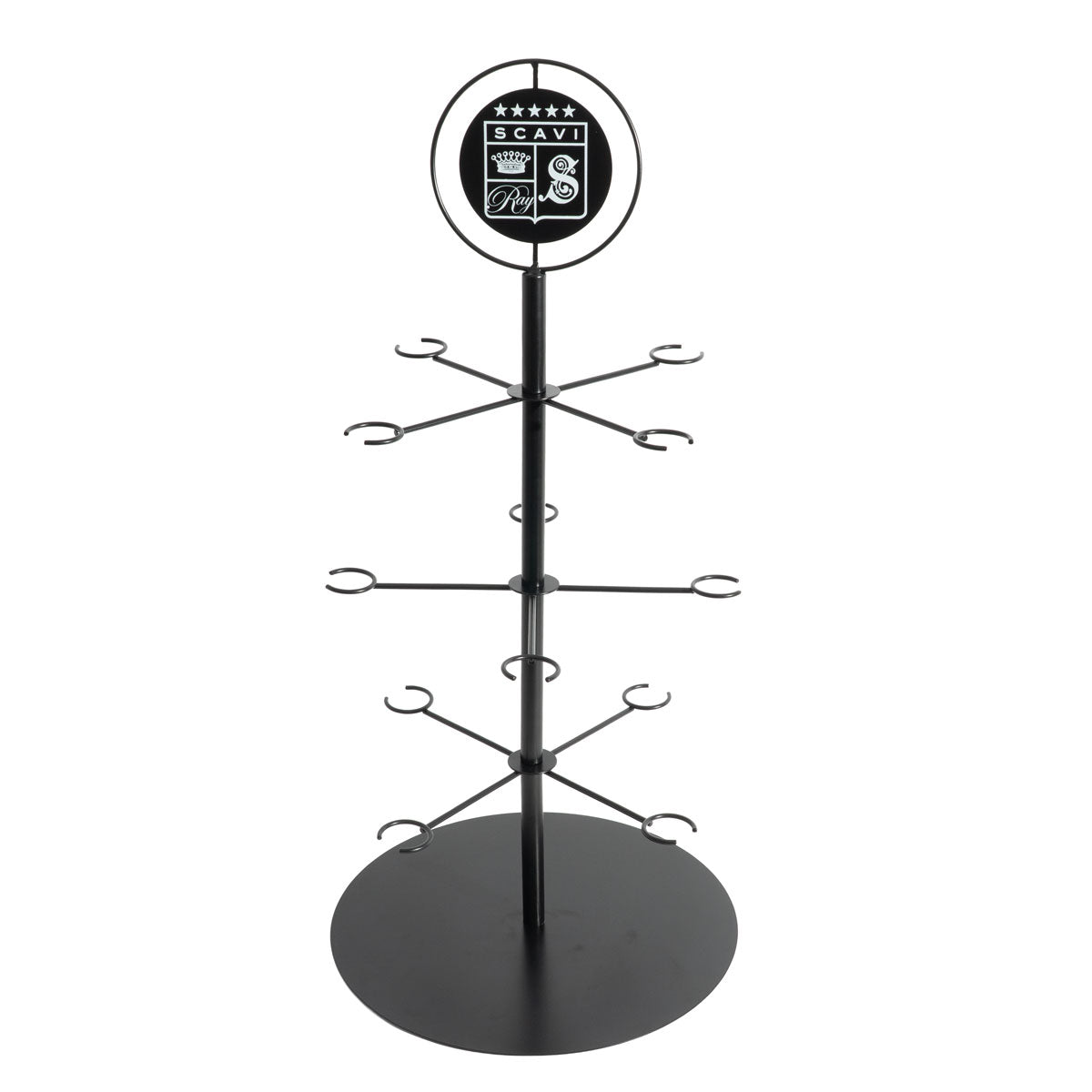 Scavi & Ray Verres à vin mousseux Arbre noir 12 verres Support Serving Tree – Vue 6