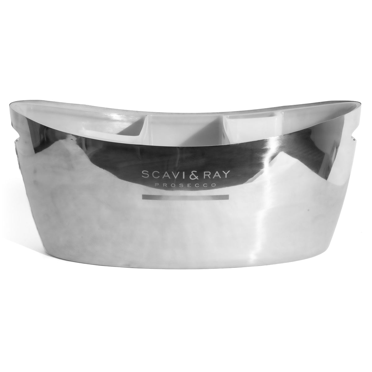 Scavi & Ray XXL LED Refroidisseur de bouteilles Bac à glaçons Acier inoxydable  Batterie rechargeable – Vue 3