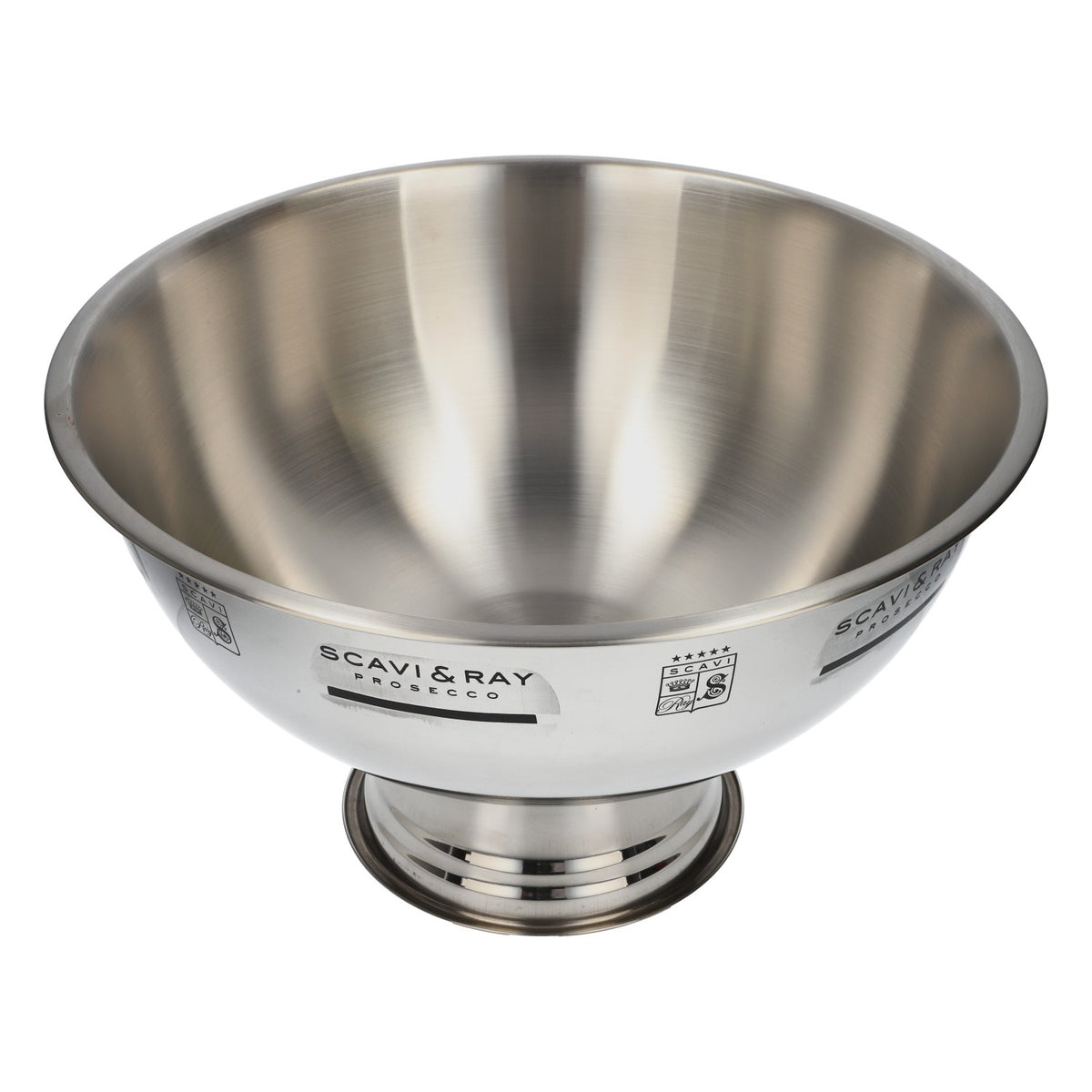 Scavi & Ray XXL Refroidisseur à champagne Refroidisseur à bouteille Bol à glaçons Acier inoxydable chromé – Vue 3