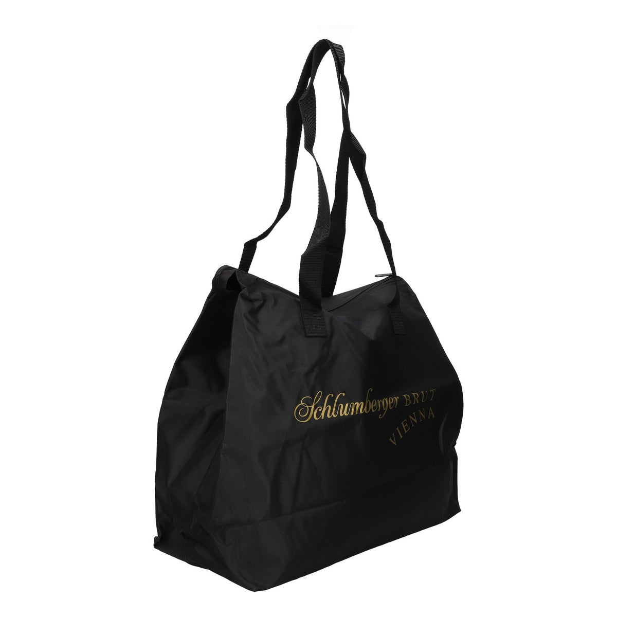 Sac à champagne Schlumberger « Vienna » – Sac de courses noir avec fermeture éclair – Vue 2