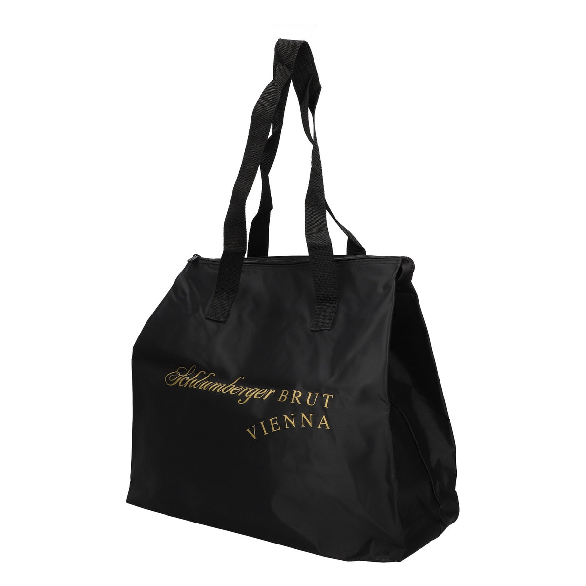 Sac à champagne Schlumberger « Vienna » – Sac de courses noir avec fermeture éclair – Vue 4