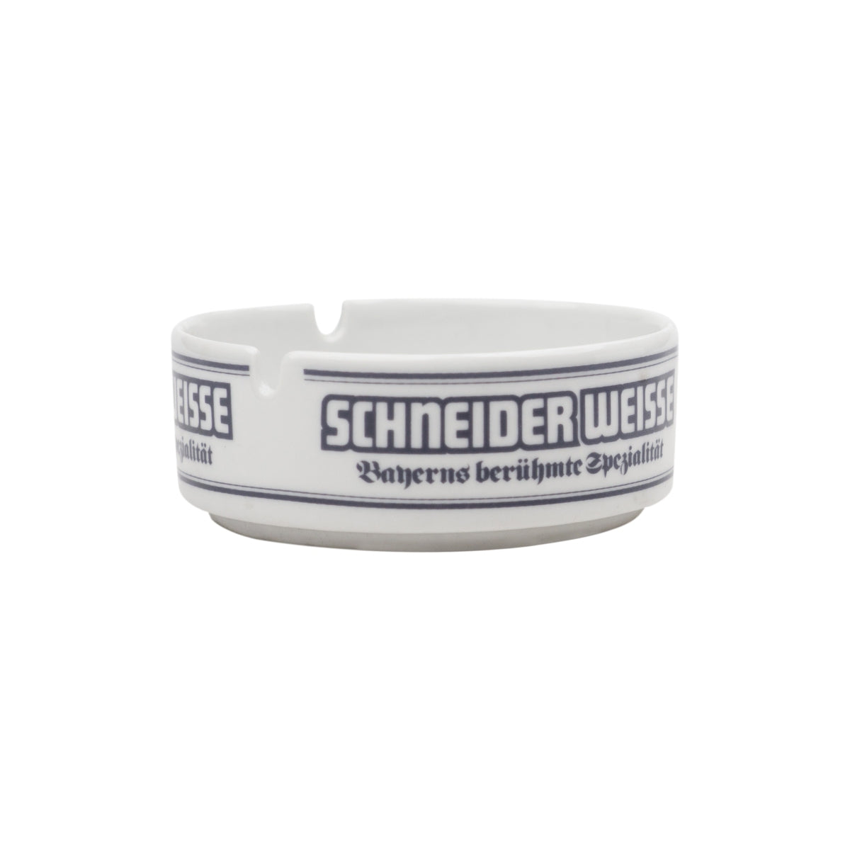 Cendrier Schneider Weisse Bier 10 cm en céramique pour extérieur, cendrier de jardin pour cigarettes