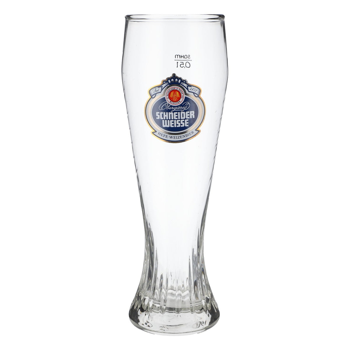 Verre à bière Schneider Weisse 0,5 l Verres Coupe Logo unique Bière blanche à la levure