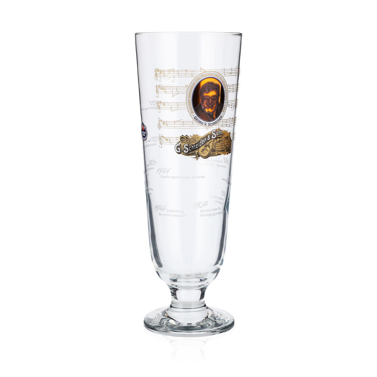 Verres à bière Schneider Weisse 0,5 l, édition spéciale Georg V Sahm – Vue 2