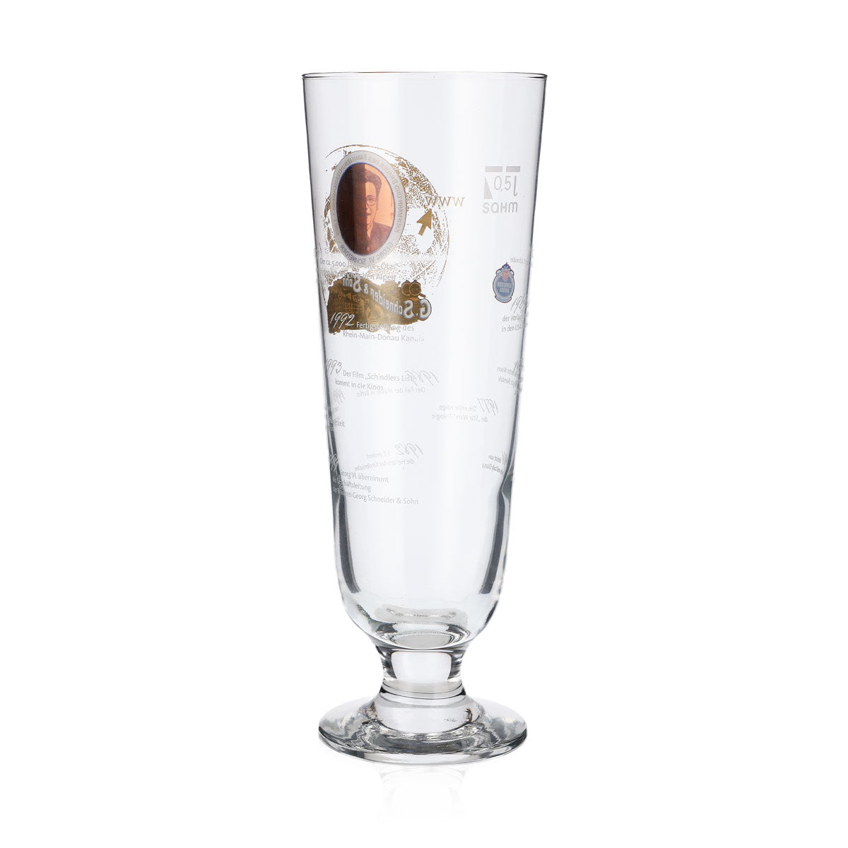 Verres à bière Schneider Weisse 0,5 l, édition spéciale Georg VI Sahm – Vue 4