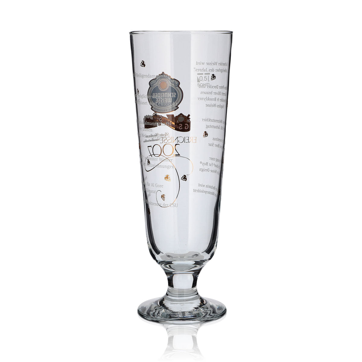 Verre Schneider Weisse 0,5 l Coupe antique Événements 2007 Édition Verres de collection – Vue 3