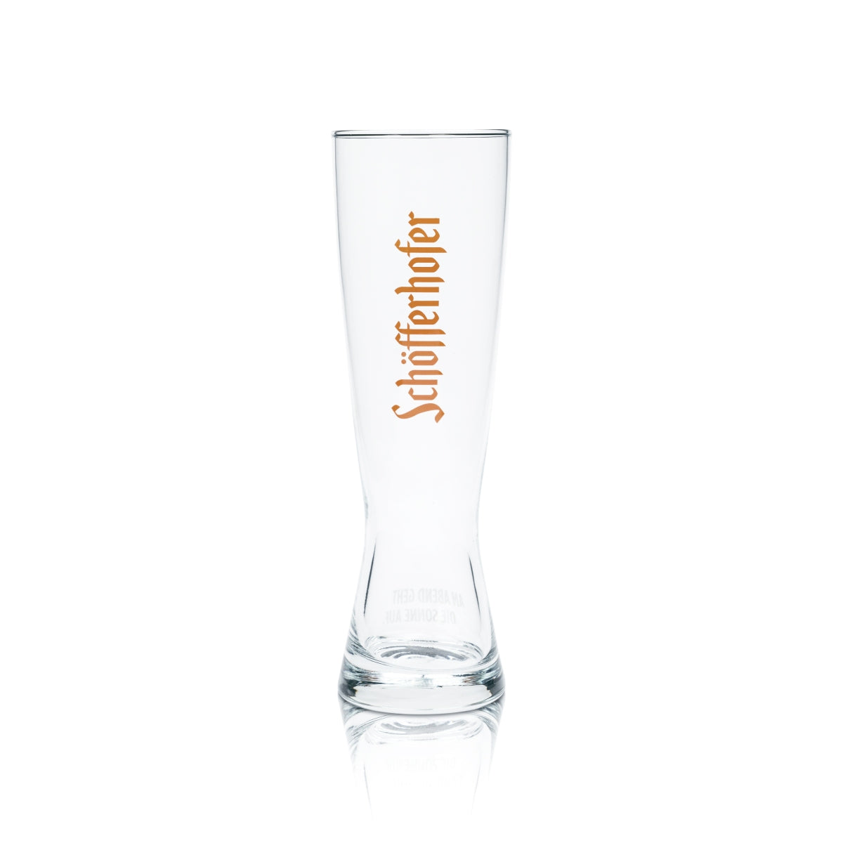 Verre à bière Schöfferhofer 0,5 l Verres à bière blanche Relief orange Impression levure Bar