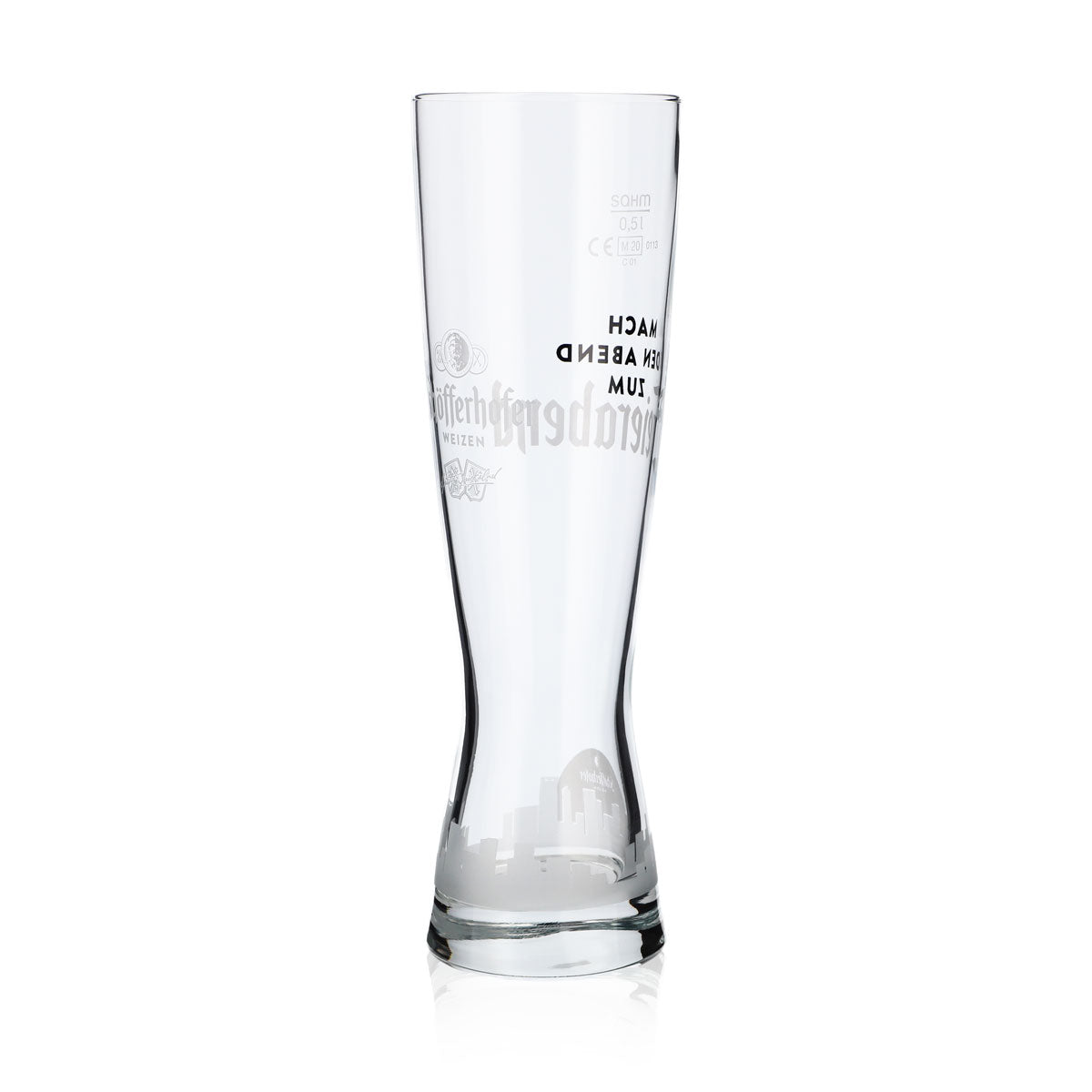 Verre Schöfferhofer 0,5 l verre à bière blanche « Mach den Abend zum Feierabend » (Faites de votre soirée un moment de détente) – Vue 4
