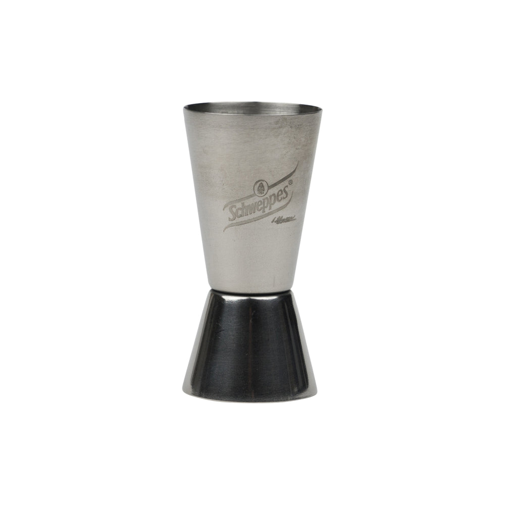 Schweppes Jigger Mesure en acier inoxydable argent calibré Accessoires pour barman Measure Cup