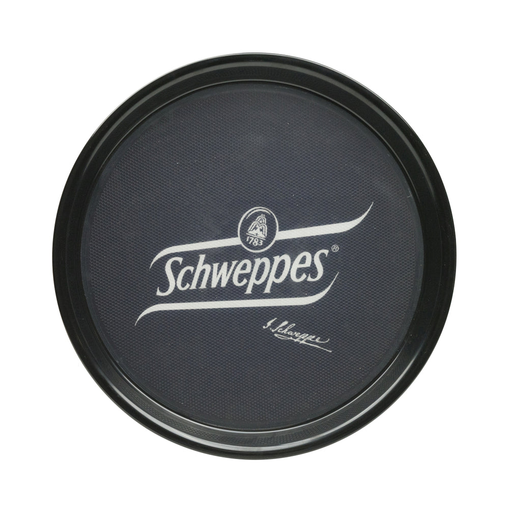 Schweppes Plateau de service antidérapant pour serveurs, barmen, pubs