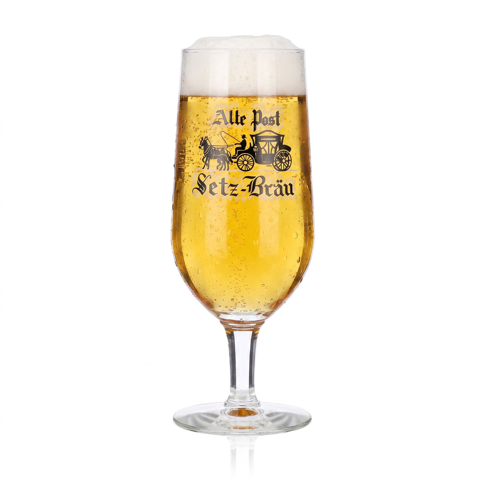 Verre à bière Setz-Bräu, modèle « Pokal », 0,25 l, « Alte Post »