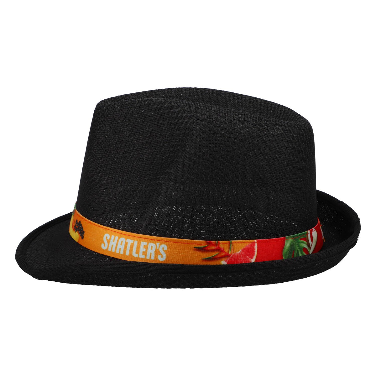 Chapeau de paille Shatlers Chapeau Panama Chapeau de fête Couvre-chef noir – Vue 3