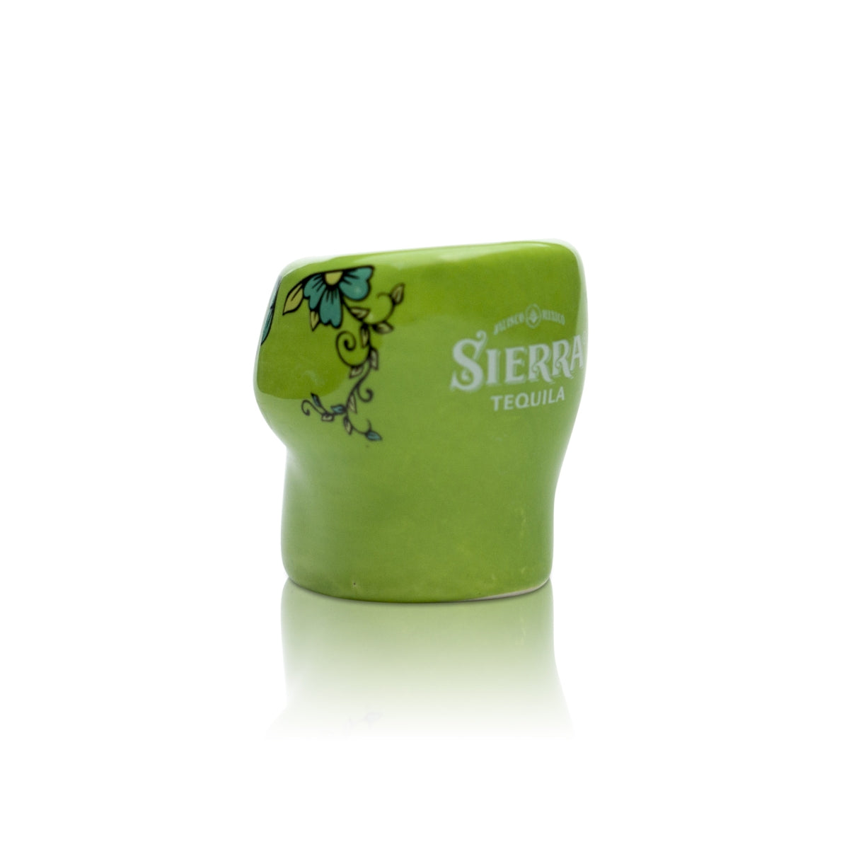 Verres à tequila Sierra en terre cuite 2 cl, verres à shot verts avec tête de mort, verres à schnaps – Vue 2