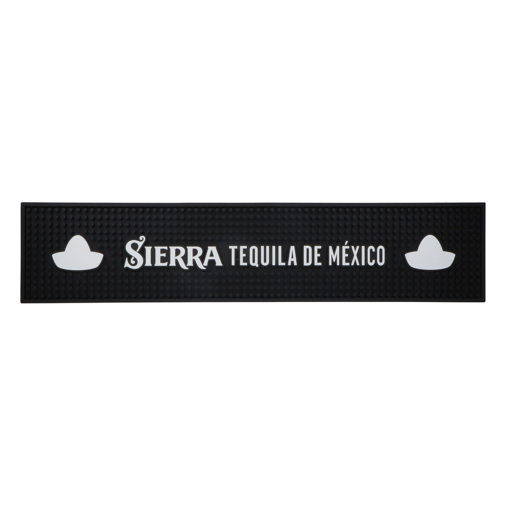 Sierra Tequila Tapis de bar Tequila Tapis égouttoir noir 60 x 13 cm Caoutchouc
