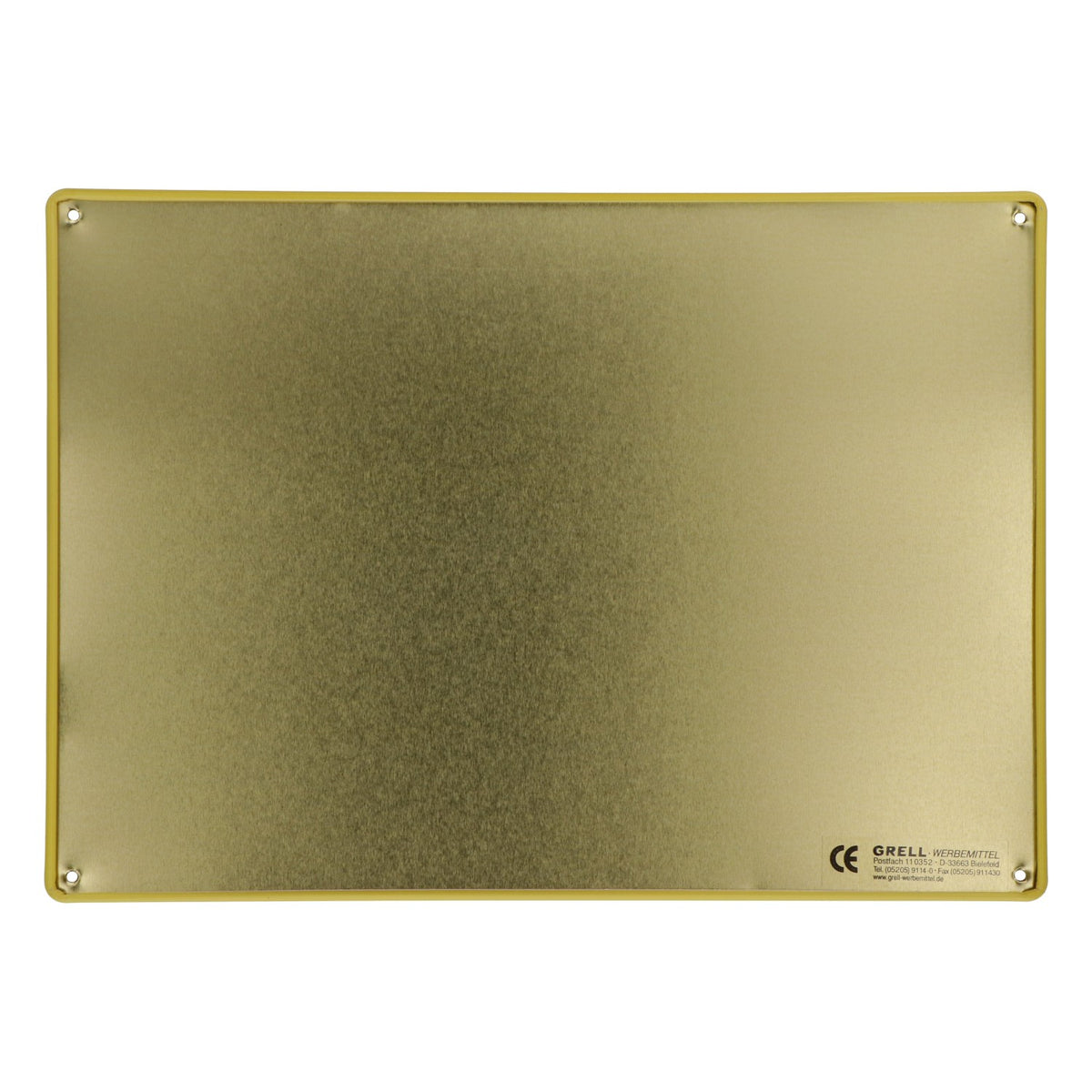 Plaque en métal jaune « Simon-Biere » – « Buvez les bières Simon » – Leisnig – 29,5 x 21 cm – Vue 2