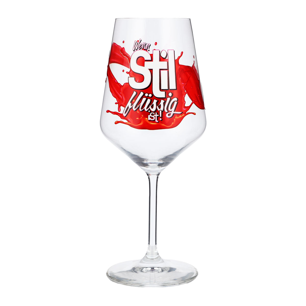 Verre à apéritif Sipply Summer Vibes avec inscription « Quand le style est fluide ! » 0,5 l avec effet transparent – Vue 5