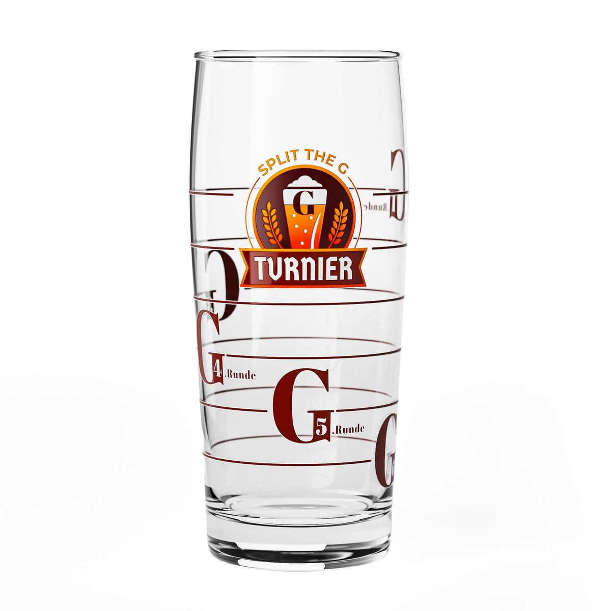 Verre à bière Sipply SPLIT THE G Tournament Willibecher 0,5 l - La tendance amusante des réseaux sociaux – Vue 2